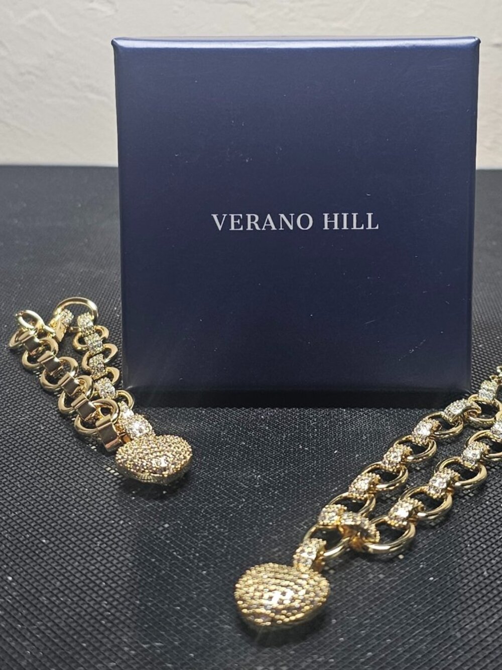 Verano The Hills Heart Pendant Jewelry Set Necklace Bracelet NEW